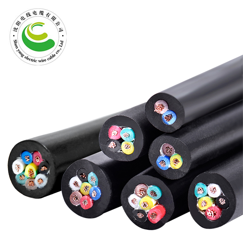 7芯  ZR-YJV 7*0.5mm?--7*2.5mm? 铜芯聚氯乙烯绝缘聚乙烯护套节造软电缆  铜芯电缆